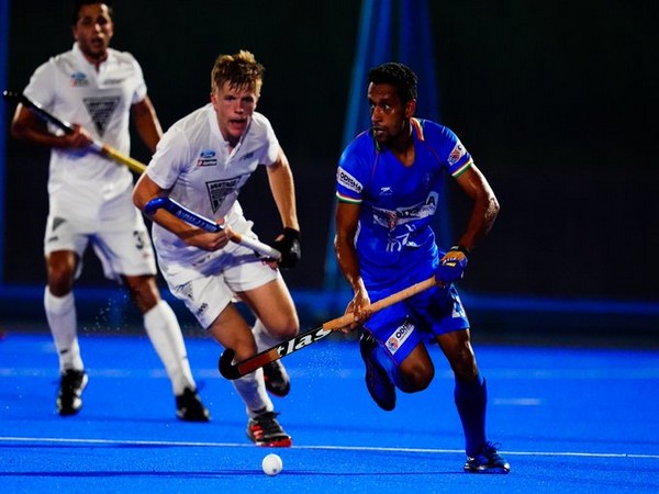 New Zealand defeated India by 2-1 in the Olympic Test Event. (Photo/Hockey India Twitter)