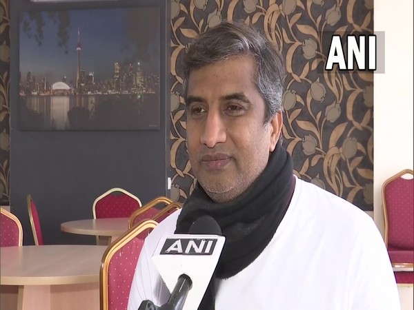 Vinod B Pillai from Sewa International Europe has been helping people across Ukraine with food and shelter. (Photo/ANI)