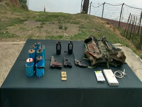 Troops of Assam Rifles recovered a large stash of weapons, grenades and warlike stores in Mizoram (Photo/Twitter)