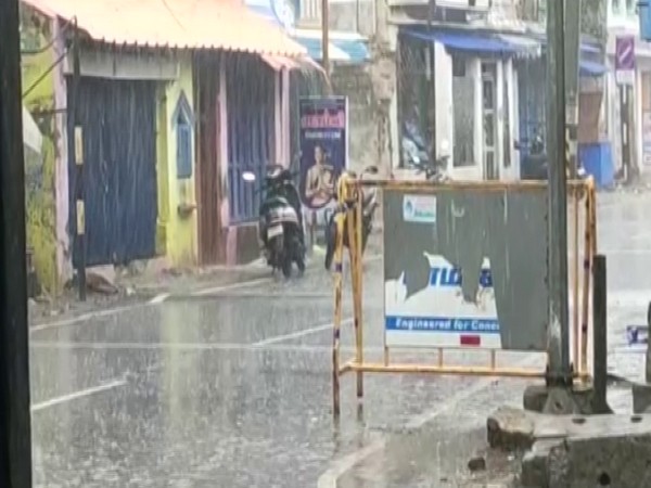 Monsoon rain in Tamil Nadu's Rameswaram (Photo/ANI)