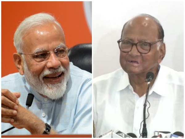 Prime Minister Narendra Modi and NCP chief Sharad Pawar (File photo)