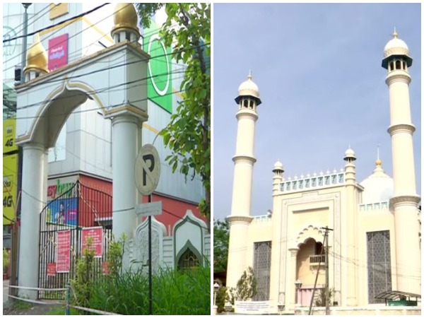 Padivattom Mahallu Muslim Jama-ath in Kochi (left) and Palayam Juma mosque in Thiruvananthapuram (right)