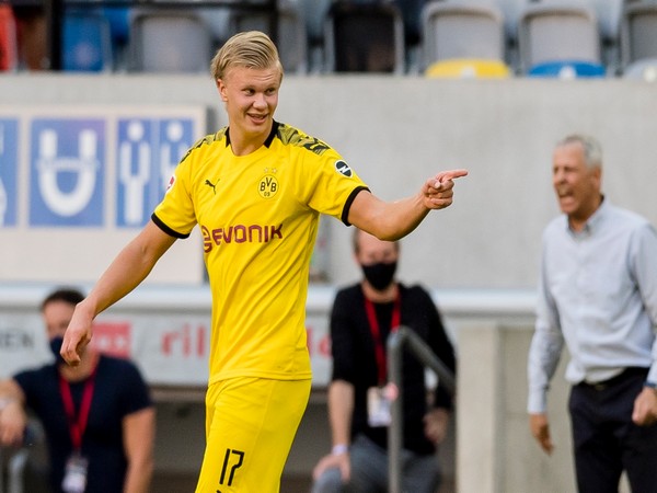Borussia Dortmund striker Erling Haaland (Photo/ Borussia Dortmund Twitter)