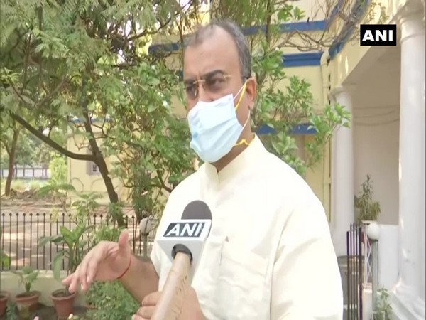 Bihar Health Minister Mangal Pandey speaking to ANI on Monday.