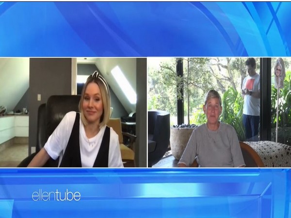 Kristen Bell and Ellen DeGeneres (Image courtesy: Youtube)