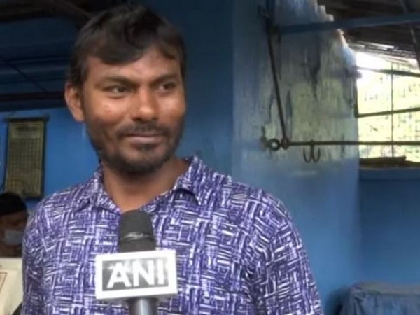 Halal meat shop owner in Karnataka (Photo/ANI)