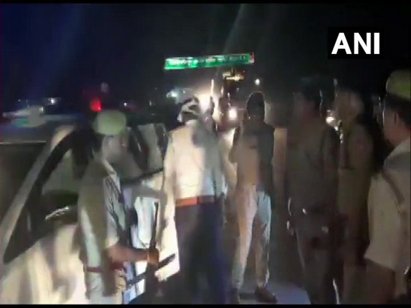 Visuals from Hamirpur where five people of a family were found murdered in a house. Photo/ANI