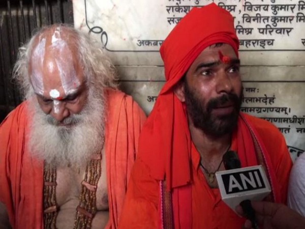 Mahant Madhuban Das Sidh speaking to ANI in Ayodhya on Monday. (Photo/ANI)