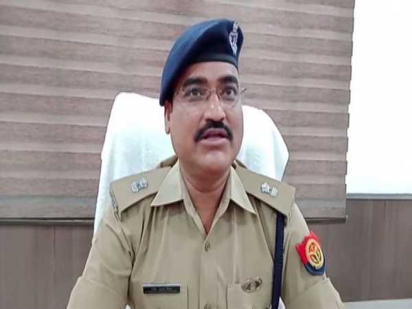 Assistant Superintendent of Police, Sarvesh Mishra speaking to ANI in Hapur, Uttar Pradesh on Sunday. Photo/ANI