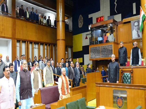 Visuals from Haryana Vidhan Sabha (File photo)