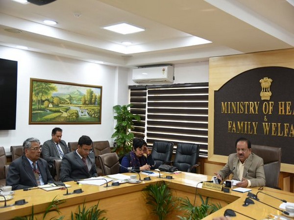 Visual from the meeting in New Delhi. 