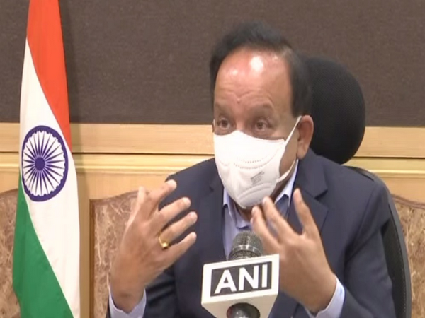 Union Minister Harsh Vardhan in conversation with ANI. (Photo/ANI)
