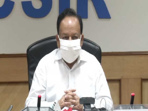 Union Minister Harsh Vardhan speaking at the event on Thursday. 