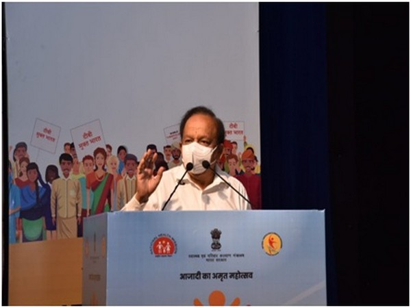 Union Minister Harsh Vardhan at the event on Wednesday. 