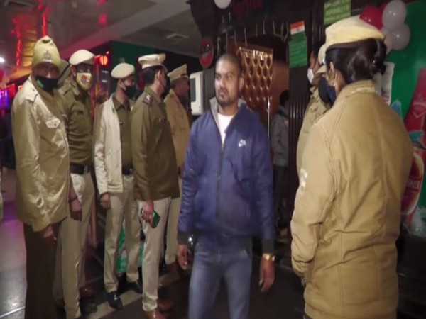 Haryana police in action ahead on new year eve. (ANI/pictures)