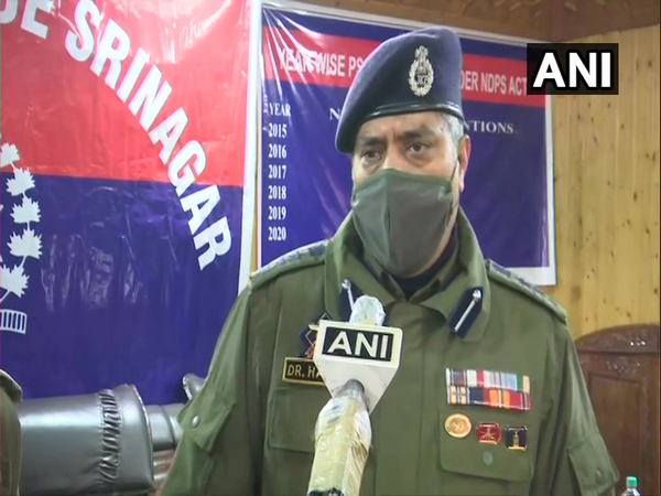 Srinagar SSP Haseeb Mughal speaking to ANI on Sunday. (Photo/ANI)