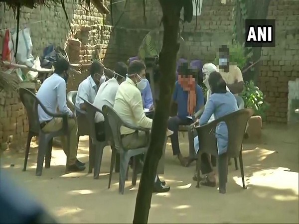 The SIT on Sunday recorded the statement of the family members of the Hathras victim. (Photo/ANI)