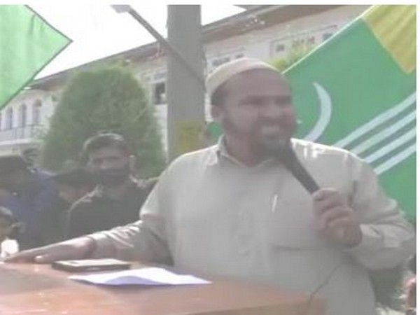 Hayat Ahmad Bhat (Front), the main instigator of law and order disturbance in the Downtown area of Srinagar city.