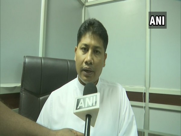 Assam MoS Health Pijush Hazarika speaking to ANI in Guwahati on Monday.