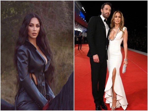 Kim Kardashian, Ben Affleck and Jennifer Lopez (L to R) (Image source: Instagram)