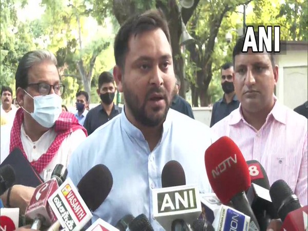 Bihar Deputy Chief Minister and Rashtriya Janata Dal leader Tejashwi Yadav (Photo/ANI)