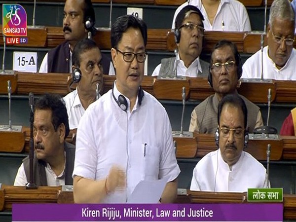 Union Law Minister Kiren Rijiju (Photo/Sansad TV)