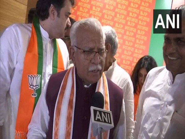 Haryana Chief Minister Manohar Lal Khattar (Photo/ANI)