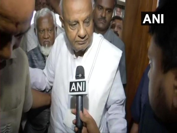 Janata Dal (Secular) national president HD Deve Gowda (File Photo/ANI)