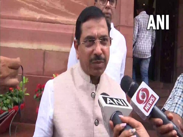 Union Minister of Parliamentary Affairs, Pralhad Joshi (Photo/ANI)