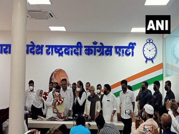 27 corporators of the Congress party joined NCP  (Photo/ANI)