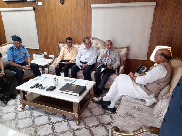 Defence Minister Rajnath Singh interacted with various defence stakeholders in Nagpur (Photo/Twitter/Defence PRO)