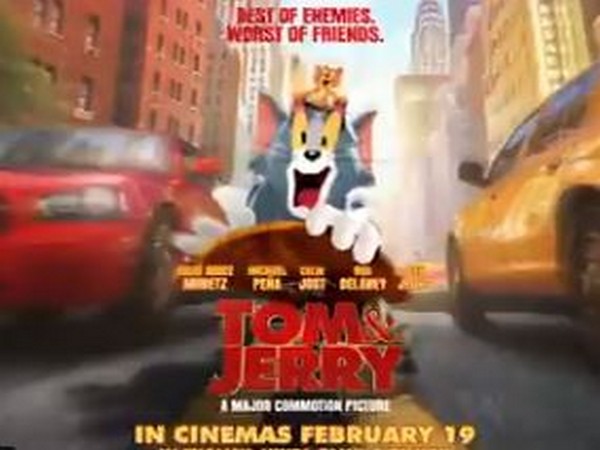 Motion poster of 'Tom and Jerry' movie (Image Source: Twitter) 