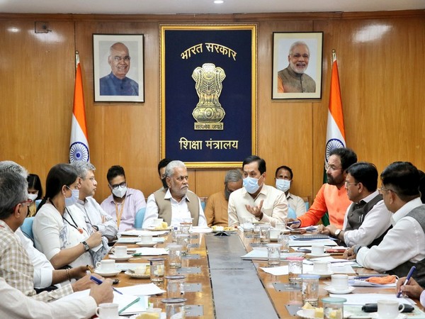 Second inter-ministerial meeting to discuss the celebration of International Day of Yoga-2022 held today. (Photo/PIB)