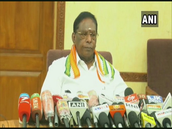 Puducherry Chief Minister V Narayanasamy.