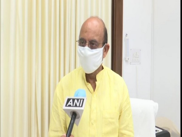 Health Minister Jai Pratap Singh speaking to ANI in Lucknow on Wednesday.