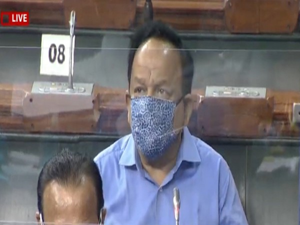 Union Health Minister Harsh Vardhan while speaking in Rajya Sabha on Tuesday.