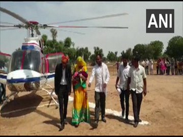 For the helicopter ride, the family spent around Rs 5 lakh which they managed to arrange by selling their crops.
