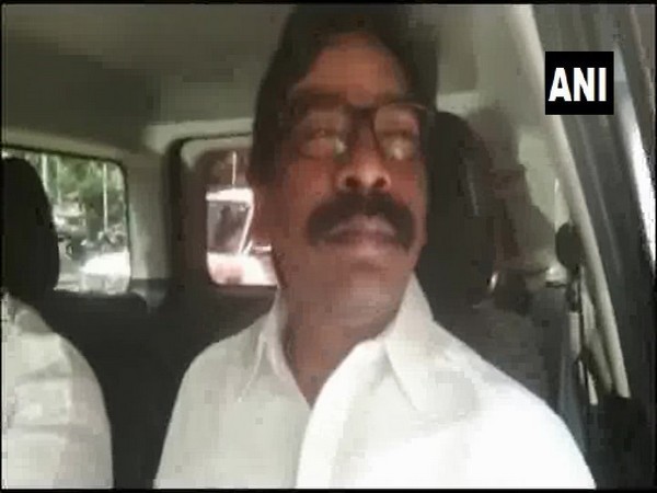 Jharkhand Mukti Morcha president Hemant Soren speaking to ANI on Tuesday in Bokaro