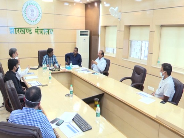 Visula from the DDA and Jahrkhand Chief Minister meeting (Photo/ANI) 