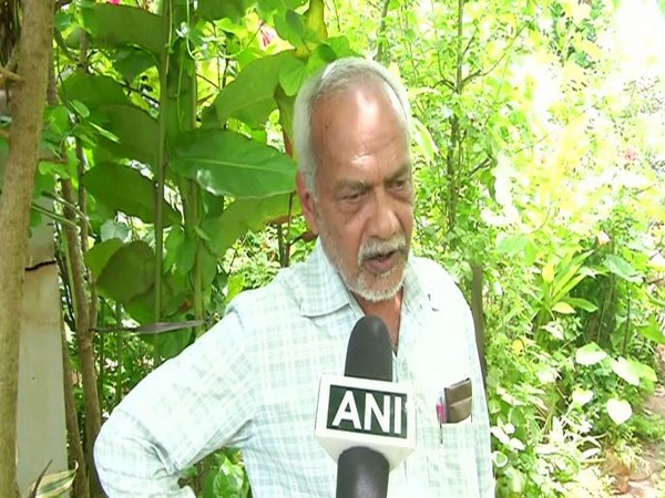 B.Venkatagiri, an environmentalist whohas preserved more than 1500 rare herbal plants in Karnataka's Shivamogga spoke to ANI on Saturday. Photo/ANI
