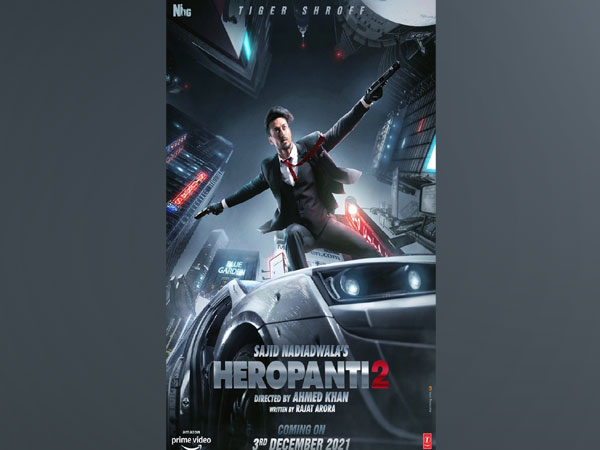 Poster of 'Heropanti 2' featuring Tiger Shroff (Image source: Instagram)