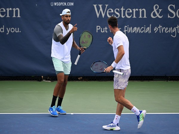 Thanasi Kokkinakis and Nick Kyrgios (Photo: Western and Southern Open/ Twitter)