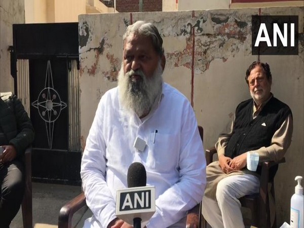 Haryana Home Minister Anil Vij (Photo/ANI)