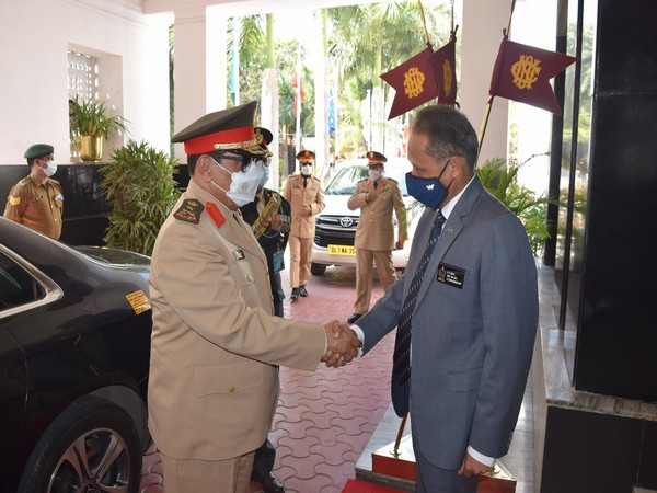 Royal Saudi Armed Forces Commander pays visit to National Defense College, interacts with NDC Commandant Lieutenant General Manoj Kumar Mago (Twitter: Principal Spokesperson, Ministry of Defence)