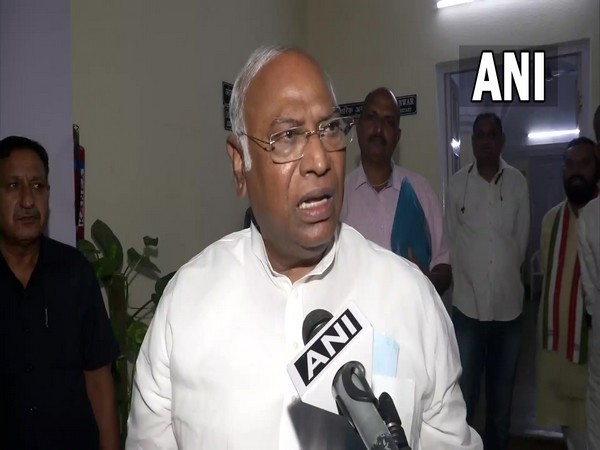 Congress leader and Leader of Opposition in Rajya Sabha Mallikarjun Kharge.