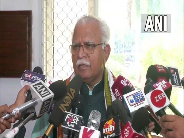 Haryana CM Manohar Lal Khattar (Photo/ANI)