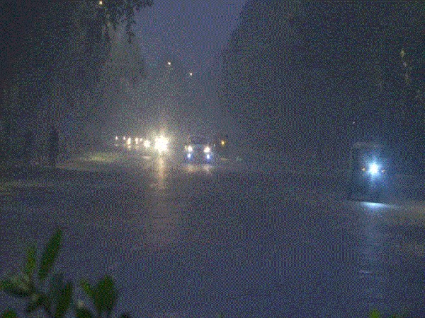 Visuals from Akbar Road, Delhi (Photo/ANI)