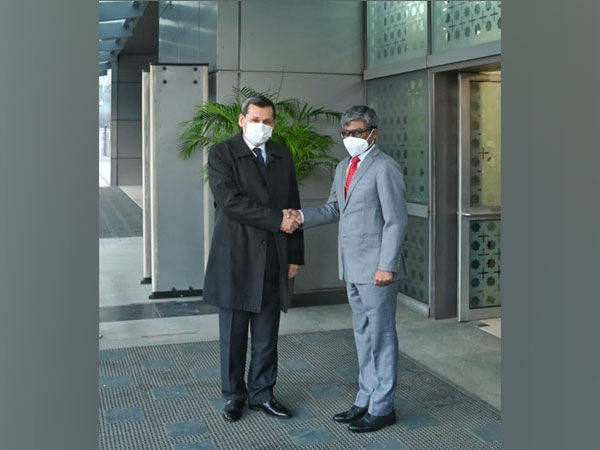 Foreign Minister of Turkmenistan Rashid Meredov. (Photo Credit - Twitter/Arindam Bagchi)