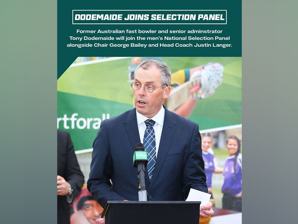 Tony Dodemaide (Image:  Cricket Australia's Twitter)