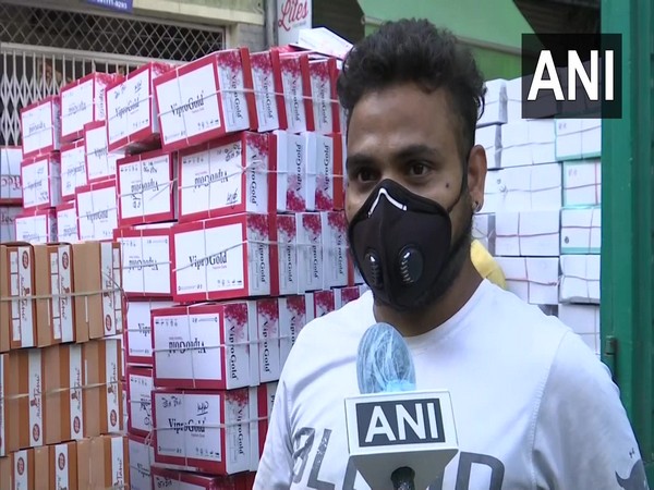 Raju, a footwear seller at Karol Bagh market